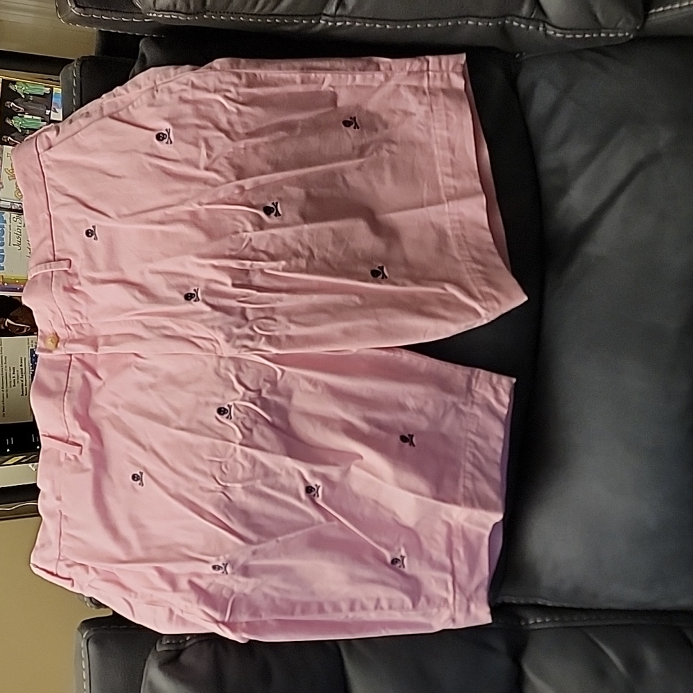 Size 38 Pink/Blue Polo by Ralph Lauren shorts. 93% polyester and 7 elastane.
